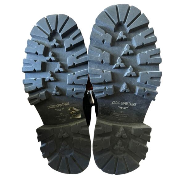 Zadig & Voltaire Ride Boots — Black Leather | FR 36 (US 6) | NWT (Flawed) - Picture 12 of 13